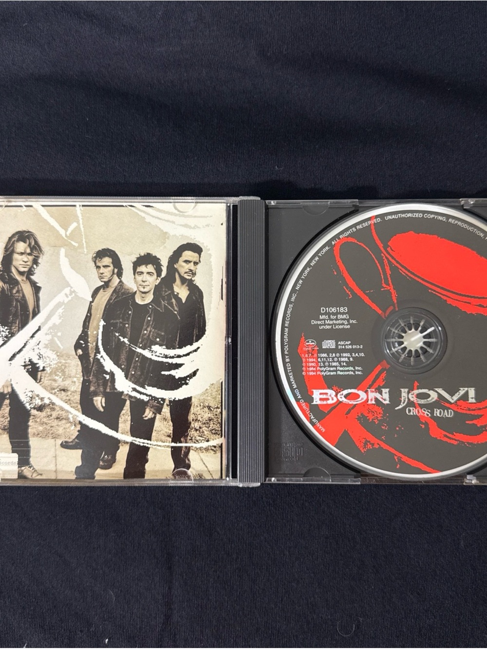 BON JOVI Cross Road (Music CD, 1994) WORKS - Picture 2 of 4